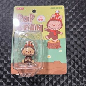 Monster pop Bean figure Toy - Brown and Red